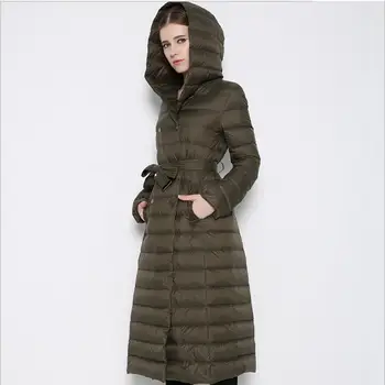 2019 winter women Ultra Light Down Jackets Slim Hooded Extra Long Women White Duck Down Coats Warm Duck Down Parkas With Belt
2019 winter women Ultra Light Down Jackets Slim Hooded Extra Long Women White Duck Down Coats Warm Duck Down Parkas With Belt