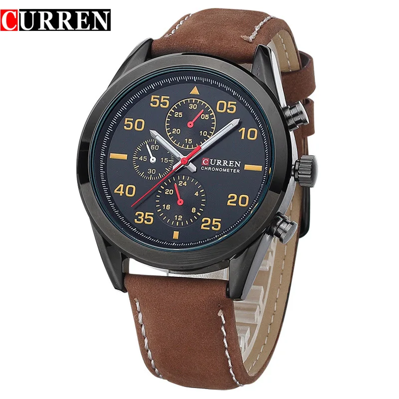 CURREN Men Watch Business Quartz Watches Top Brand Luxury Military Wristwatches Leather Sports relogio masculino 8156
CURREN Men Watch Business Quartz Watches Top Brand Luxury Military Wristwatches Leather Sports relogio masculino 8156