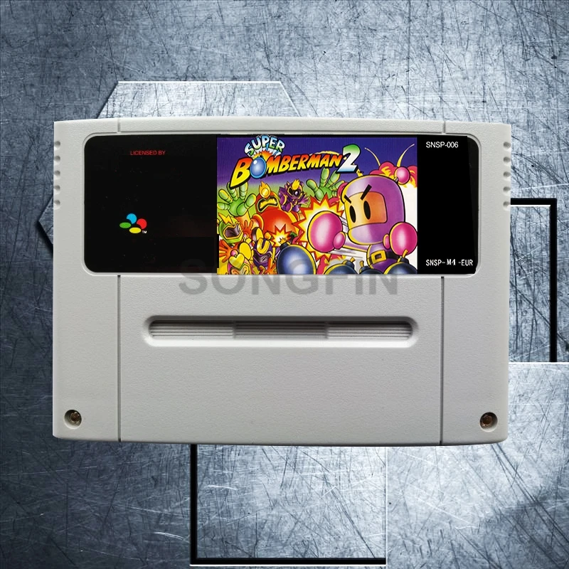 Super Bomberman 2/II 16 Bit Big Gray Game Cartridge for Japanese Version Game Console
Super Bomberman 2/II 16 Bit Big Gray Game Cartridge for Japanese Version Game Console