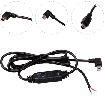 

DC 12V to 5V Inverter Converter Micro Mini USB Hard Wired Car Power Charger for GPS Tablet Phone PDA DVR Recorder Camera ( 1M )