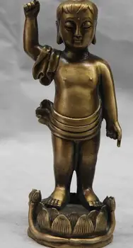 China Bronze Copper Buddhism Temple Buddhist Lotus Boy Sakyamuni Buddha Statue
China Bronze Copper Buddhism Temple Buddhist Lotus Boy Sakyamuni Buddha Statue