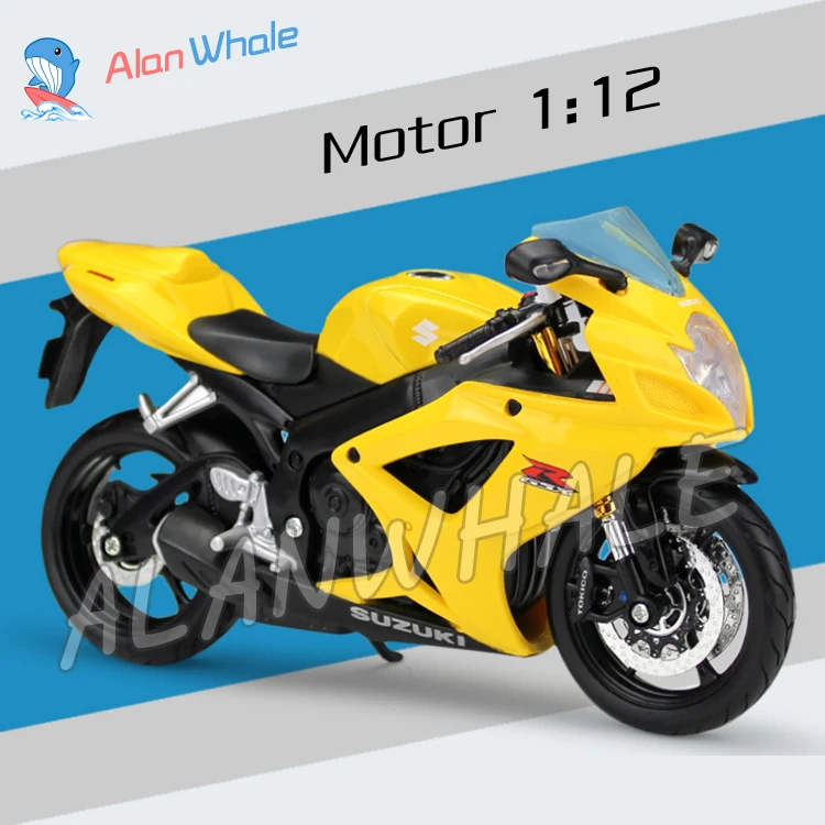 1:12 Scale New SUZUKI GSX-R600 Metal Diecast Model Motorcycle Motorbike Racing Cars Toys Boys Vehicle Moto GP Collection
1:12 Scale New SUZUKI GSX-R600 Metal Diecast Model Motorcycle Motorbike Racing Cars Toys Boys Vehicle Moto GP Collection