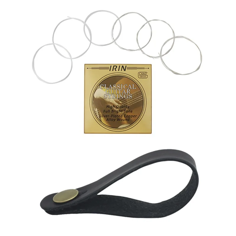 Guitar Strings Core Silver-Plated Lightweight Thin With Leather Strap Hook Button Strings Headstock Strap Tie
Guitar Strings Core Silver-Plated Lightweight Thin With Leather Strap Hook Button Strings Headstock Strap Tie