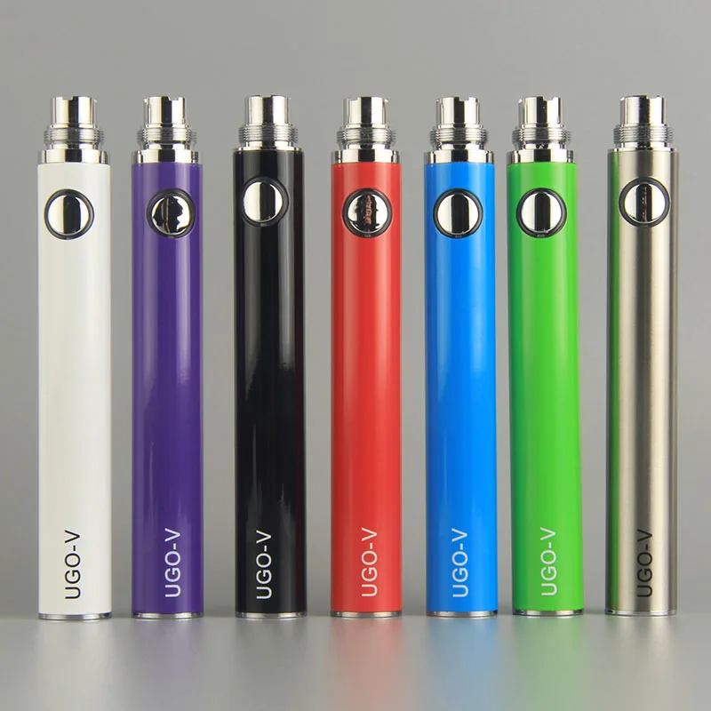 UGO-V Battery Electronic Cigarette 650/900mAh Ugo V Passthrough with USB Charger for Evod Tank CE4 CE5 MT3 Atomizer Vape Kit