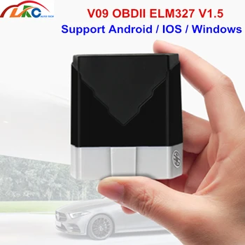 Newly V09 ELM327 V1.5 OBD2 Diagnostic Scanner V09 Bluetooth 4.0 Support OBDII OBD II Protocols Car ELM 327 1.5 Auto Code Reader
Newly V09 ELM327 V1.5 OBD2 Diagnostic Scanner V09 Bluetooth 4.0 Support OBDII OBD II Protocols Car ELM 327 1.5 Auto Code Reader
