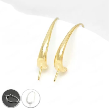 10PCS Earring Height 25MM 24K Gold Color Plated Brass Half Hole Beads Earring Hooks High Quality Jewelry Findings Accessories
10PCS Earring Height 25MM 24K Gold Color Plated Brass Half Hole Beads Earring Hooks High Quality Jewelry Findings Accessories