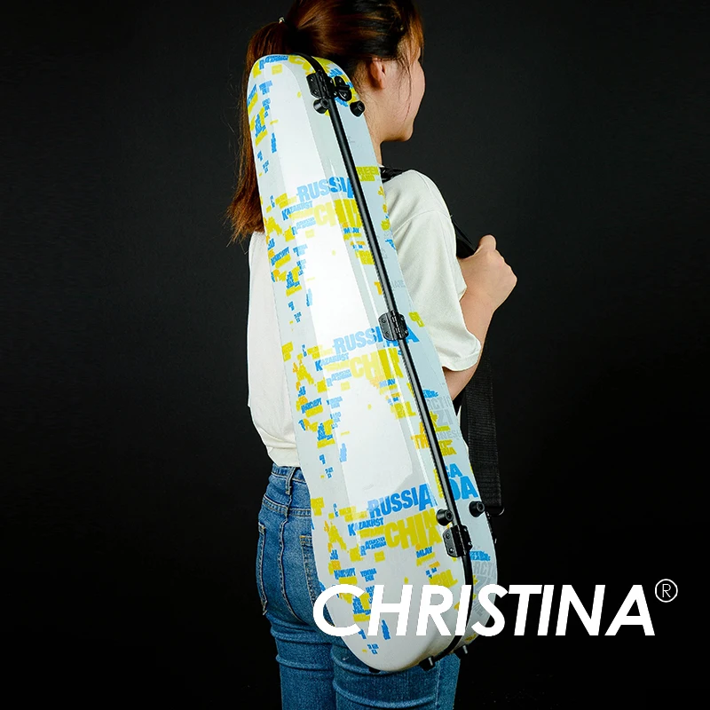 High quality Italy Christina violin case 4/4 violin carbon fiberglass case Violin accessories
High quality Italy Christina violin case 4/4 violin carbon fiberglass case Violin accessories