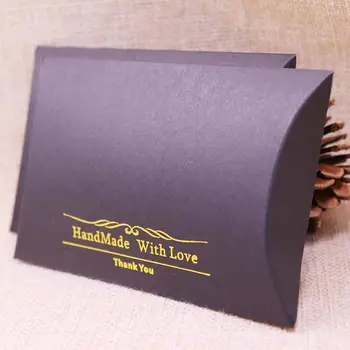 50 Pcs Diy Black Pillow box Wedding Favour Gift Box Baby Shower Packing box HandMade With Love Thank You Gift Boxes 12.5x8x20mm
50 Pcs Diy Black Pillow box Wedding Favour Gift Box Baby Shower Packing box HandMade With Love Thank You Gift Boxes 12.5x8x20mm