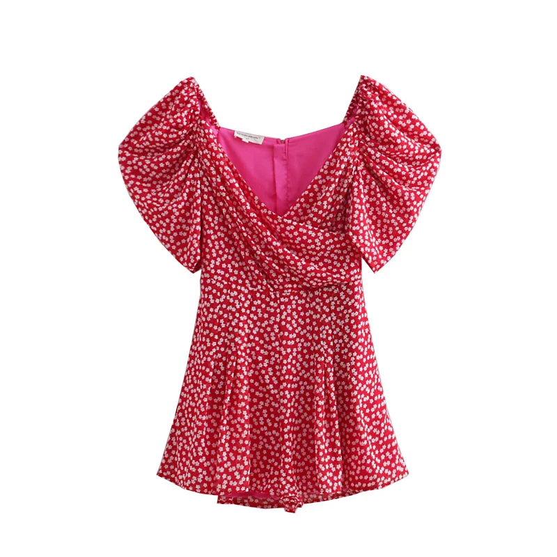 Vintage green floral boho playsuit Casual rompers womens jumpsuit short sleeve beach overalls for women 2019
Vintage green floral boho playsuit Casual rompers womens jumpsuit short sleeve beach overalls for women 2019