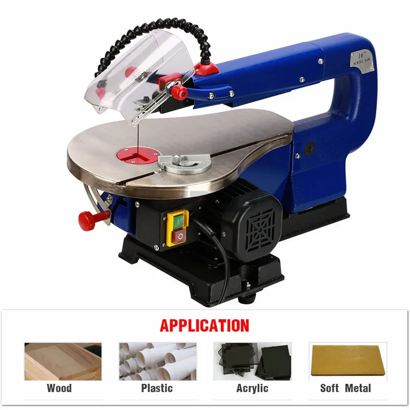 MQ5II 16inch Scroll Saw RCIDOS Mini table saw/Desktop DIY wood Curve Cutting machine,Plastic/Acrylic cutter,220V
MQ5II 16inch Scroll Saw RCIDOS Mini table saw/Desktop DIY wood Curve Cutting machine,Plastic/Acrylic cutter,220V