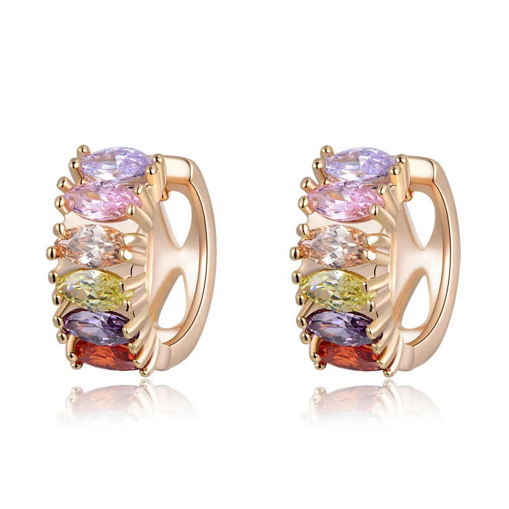 Oval Multi-color Cubic Zirconia Stone Copper Hoop Earrings For Women Fashion Shining Women Jewelry Gift(EA102427)
Oval Multi-color Cubic Zirconia Stone Copper Hoop Earrings For Women Fashion Shining Women Jewelry Gift(EA102427)