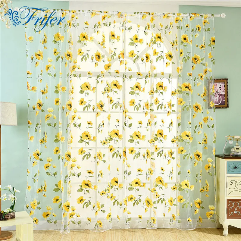 Floral Tulle Curtains Living Room Bedroom Sheer Window Curtains for Kitchen Balcony Finished Tulle Window Drapes 100*200cm
Floral Tulle Curtains Living Room Bedroom Sheer Window Curtains for Kitchen Balcony Finished Tulle Window Drapes 100*200cm