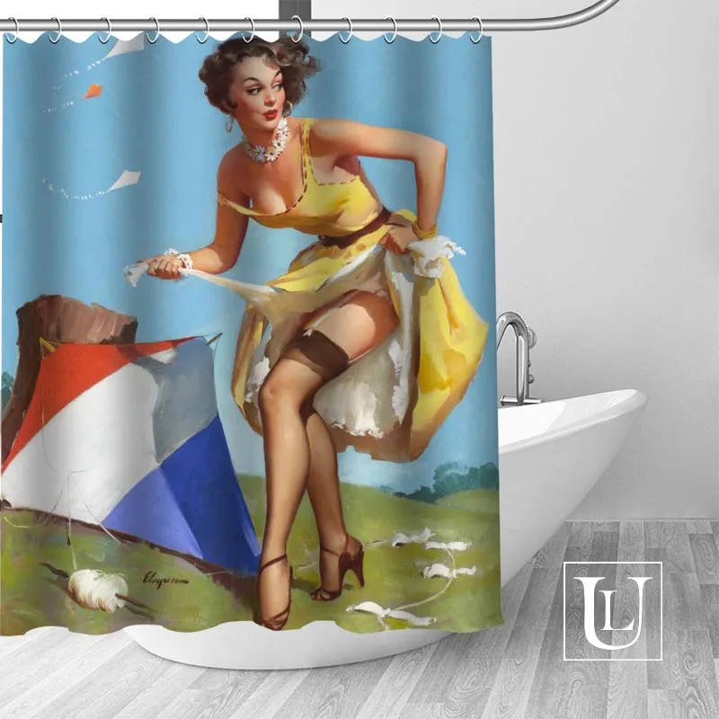 Big Sale New Custom pin up girl Modern Shower Curtain with Hooks bathroom Waterproof Polyester Fabric
Big Sale New Custom pin up girl Modern Shower Curtain with Hooks bathroom Waterproof Polyester Fabric