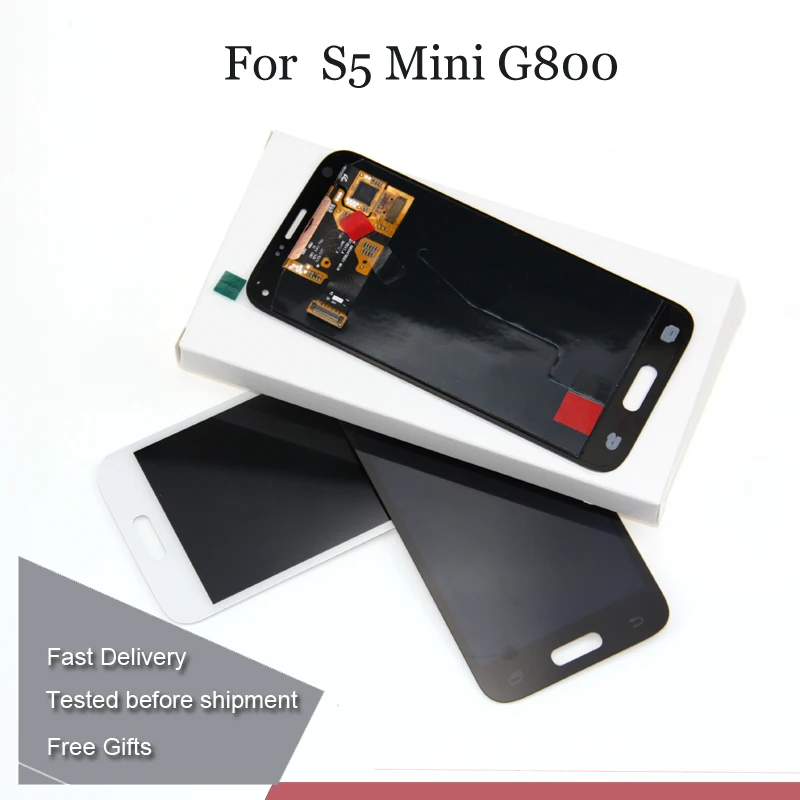 Super Amoled Replacement LCD for Samsung Galaxy S5 mini G800 G800F LCD display with touch screen digitizer Assembly Free Tools
Super Amoled Replacement LCD for Samsung Galaxy S5 mini G800 G800F LCD display with touch screen digitizer Assembly Free Tools
