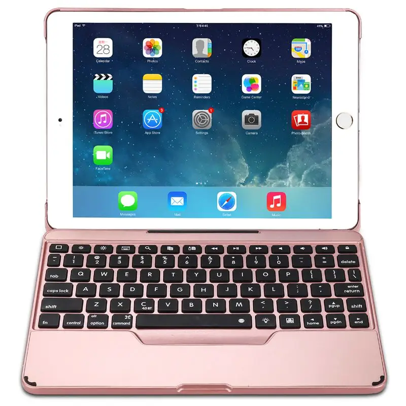 9.7 Keyboard Case - 360 Degree Rotating Stand Cover With Built-In Wireless Bluetooth Keyboard For Apple Ipad 9.7inch 2017,2018
9.7 Keyboard Case - 360 Degree Rotating Stand Cover With Built-In Wireless Bluetooth Keyboard For Apple Ipad 9.7inch 2017,2018