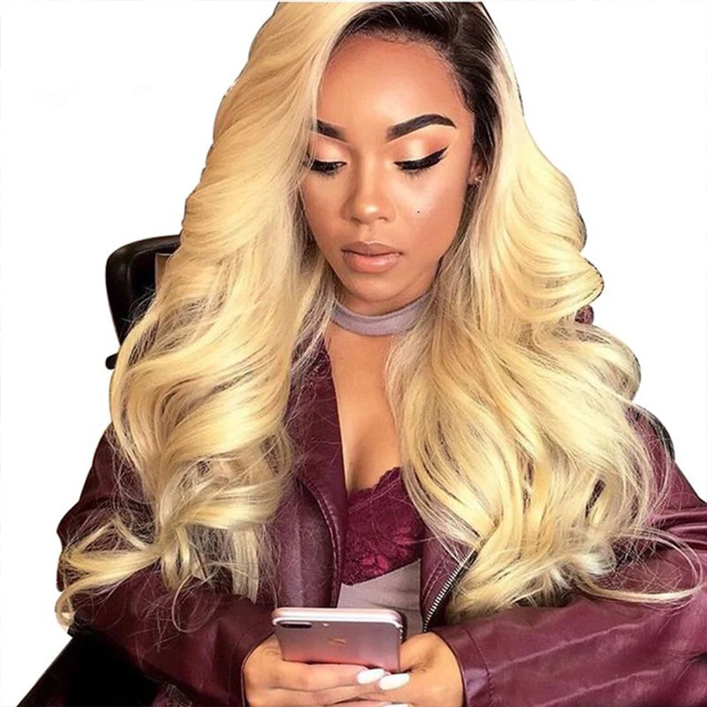 SimBeauty PrePlucked Brazilian Virgin Human Hair Wigs 1B 613 Wig Ombre Blonde 13x6 Lace Front Wigs For Women Body Wave Hairline
SimBeauty PrePlucked Brazilian Virgin Human Hair Wigs 1B 613 Wig Ombre Blonde 13x6 Lace Front Wigs For Women Body Wave Hairline