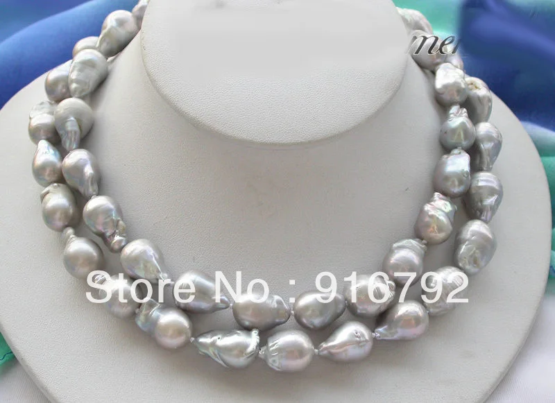 free shipping >>>>>33inch 19mm nature gray drip baroque KESHI REBORN PEARL NECKLACE
free shipping >>>>>33inch 19mm nature gray drip baroque KESHI REBORN PEARL NECKLACE