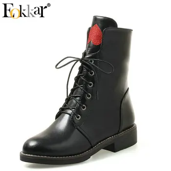 Eokkar 2019 New Fashion Street Style Fashion Women Ankle Boots Black Pu Leather Square Heel Winter Boots Women Shoes Size 34-43
Eokkar 2019 New Fashion Street Style Fashion Women Ankle Boots Black Pu Leather Square Heel Winter Boots Women Shoes Size 34-43