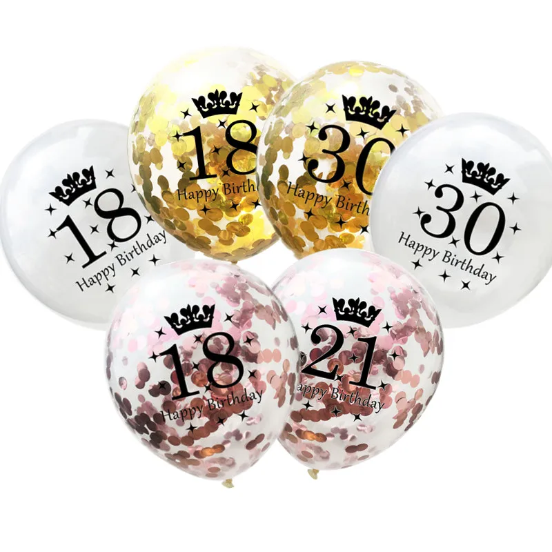 10pc Inflatable Confetti Balloons 12Inch Latex Clear Birthday Balloon 18 30 40 50 60 Anniversary Wedding Decoration Party Favors
10pc Inflatable Confetti Balloons 12Inch Latex Clear Birthday Balloon 18 30 40 50 60 Anniversary Wedding Decoration Party Favors