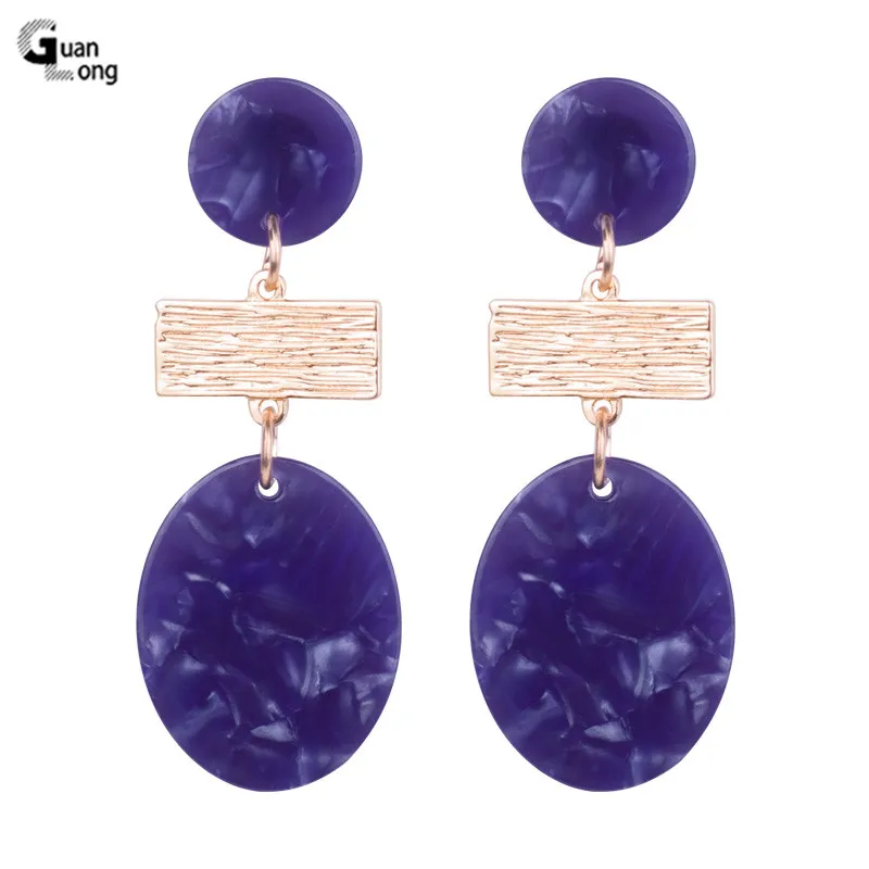 GUANLONG Vintage Drop Fashion Acrylic Earrings Women 2018 Statement Long Round Geometric Acetic Acid Dangling Earring Female
GUANLONG Vintage Drop Fashion Acrylic Earrings Women 2018 Statement Long Round Geometric Acetic Acid Dangling Earring Female