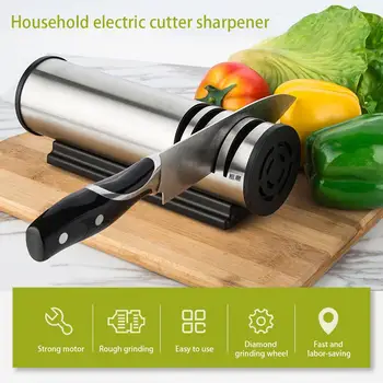 Sharpening Stone Two Stages Kitchen Knife 4 Slot Electric Grind Chopping Cutter Fast Stainless Steel Ceramic Home Knife Sharpene
Sharpening Stone Two Stages Kitchen Knife 4 Slot Electric Grind Chopping Cutter Fast Stainless Steel Ceramic Home Knife Sharpene