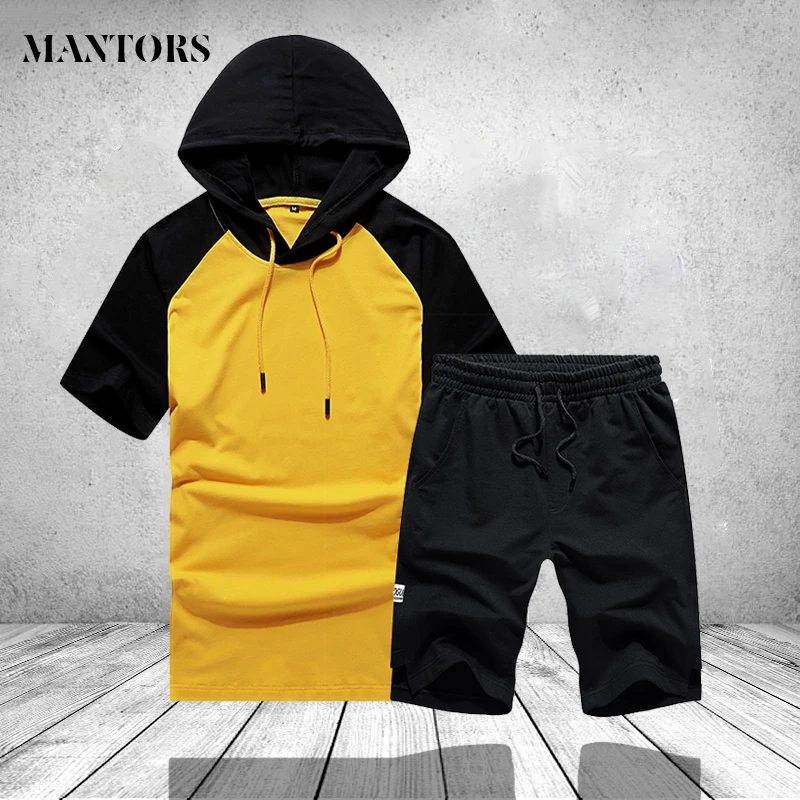 Men Sweat Suit Fashion Summer Men Hoodies Set Casual Mens Shorts Sets Two Pieces Short Sleeve TShirts Short Pants Male Tracksuit
Men Sweat Suit Fashion Summer Men Hoodies Set Casual Mens Shorts Sets Two Pieces Short Sleeve TShirts Short Pants Male Tracksuit