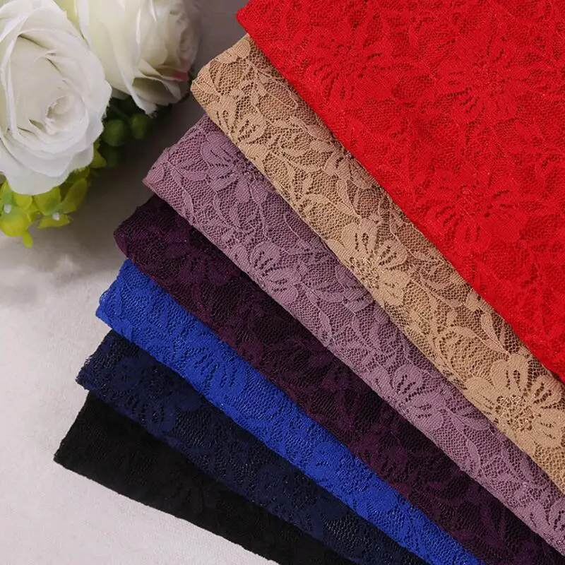 Small Chrysanthemum Embroidery Lace Fabric DIY Apparel Sewing Fabric 150cm Wide Nylon Spandex Elastic Hollow Lace Fabric 
Small Chrysanthemum Embroidery Lace Fabric DIY Apparel Sewing Fabric 150cm Wide Nylon Spandex Elastic Hollow Lace Fabric