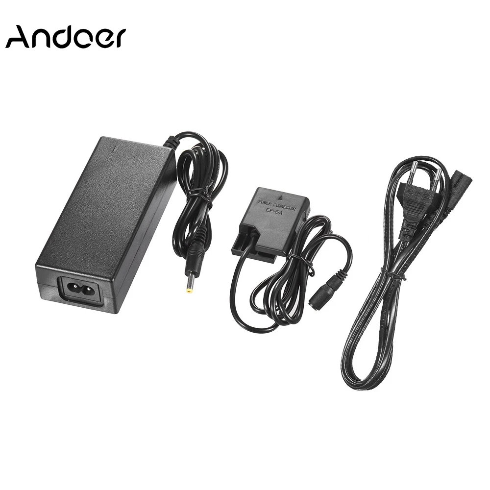 Andoer EH-5A Plus EP-5A AC Power Adapter DC Coupler Camera Charger for EN-EL14 for Nikon DLSR Camera Charger Replacement
Andoer EH-5A Plus EP-5A AC Power Adapter DC Coupler Camera Charger for EN-EL14 for Nikon DLSR Camera Charger Replacement