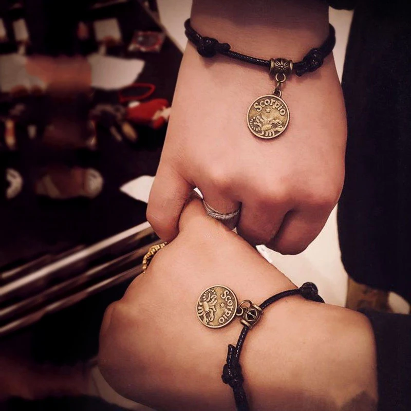 JIA&KOU 12 Constellation Vintage Bracelets For Women/ Men Rope Chian Couple Bracelets Designer Jewelry 2019 Handmade Accessories
JIA&KOU 12 Constellation Vintage Bracelets For Women/ Men Rope Chian Couple Bracelets Designer Jewelry 2019 Handmade Accessories