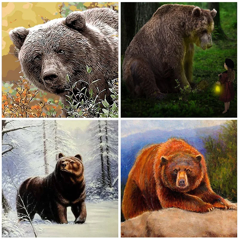 5D Diamond Painting Bear Full Round Drill Embroidery 3D DIY Kit Animal Home Decoration Mosaic Crystal Cross Stitch Handmade Gift
5D Diamond Painting Bear Full Round Drill Embroidery 3D DIY Kit Animal Home Decoration Mosaic Crystal Cross Stitch Handmade Gift