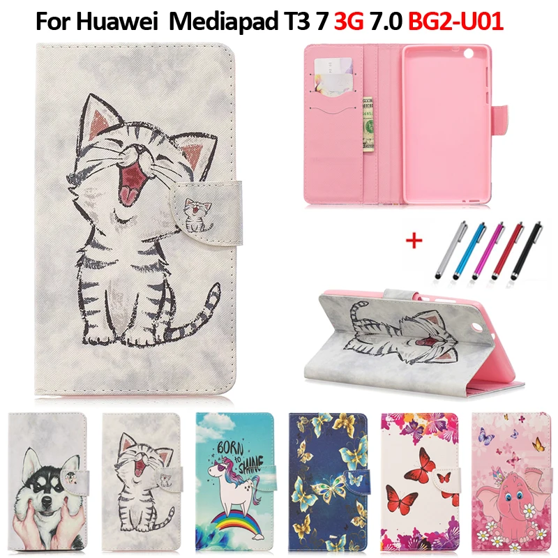 Case For 2017 Huawei MediaPad T3 7 3G BG2-U01 Kawaii Unicorn Cat Puppy Leather Cover For Huawei Huawei T3 7 Case 3G Version
Case For 2017 Huawei MediaPad T3 7 3G BG2-U01 Kawaii Unicorn Cat Puppy Leather Cover For Huawei Huawei T3 7 Case 3G Version