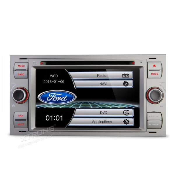 7-дюймовый серый автомобильный DVD для Ford Galaxy 2005-2007 & Kuga 2008-2011 Mondeo 2004-2007 S-Max 2007-2009 Focus