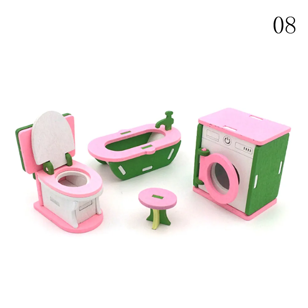 4PCS/Set Kids Play Toy Set Miniature Wood Modeling DollHouse Furniture Pink Green White Simulation Toys Christmas Gift
4PCS/Set Kids Play Toy Set Miniature Wood Modeling DollHouse Furniture Pink Green White Simulation Toys Christmas Gift