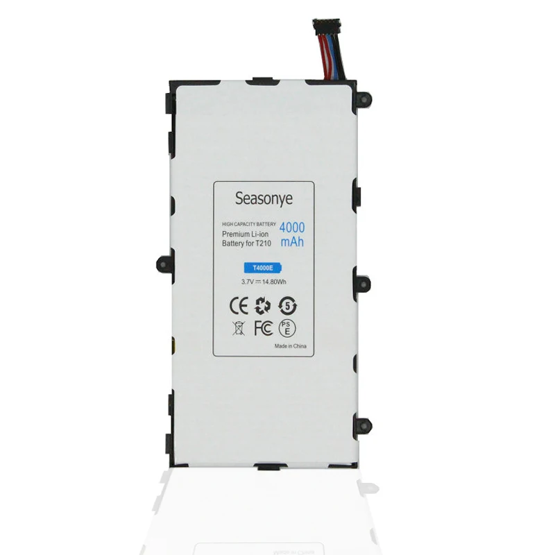 Seasonye 4000mAh T4000E Replacement Battery For Samsung Galaxy Tab Tablet 3 7.0 T211 T210 T215 T210R SM-T210R T2105 P3210 P3200
Seasonye 4000mAh T4000E Replacement Battery For Samsung Galaxy Tab Tablet 3 7.0 T211 T210 T215 T210R SM-T210R T2105 P3210 P3200
