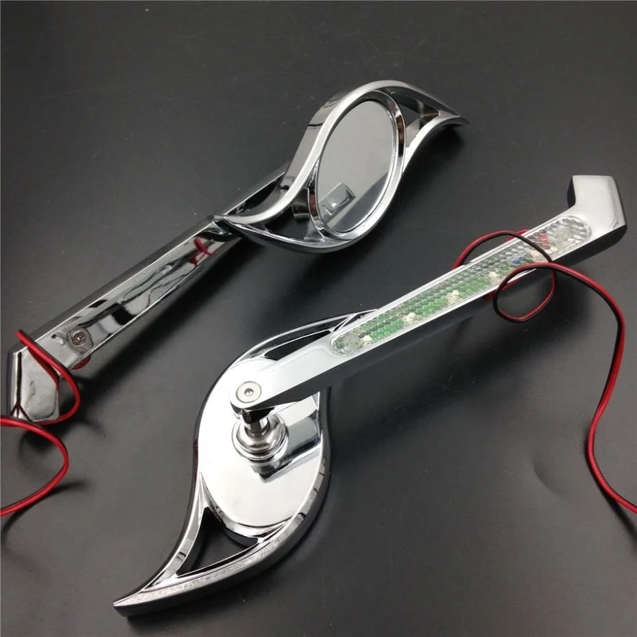 Motorcycle LED Turn Signals Rearview Rear View Side Mirror For Honda Kawasaki Yamaha Suzuki Harley Dyna Wide Glide 1200 Touring
Motorcycle LED Turn Signals Rearview Rear View Side Mirror For Honda Kawasaki Yamaha Suzuki Harley Dyna Wide Glide 1200 Touring