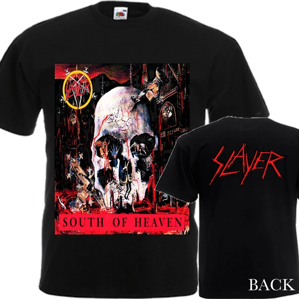2019 New Summer Cool Fashion Harajuku Tee Shirt Slayer South Of Heaven New T-Shirt Men-Dtg Printed Tee Size S-3XL black Style
2019 New Summer Cool Fashion Harajuku Tee Shirt Slayer South Of Heaven New T-Shirt Men-Dtg Printed Tee Size S-3XL black Style
