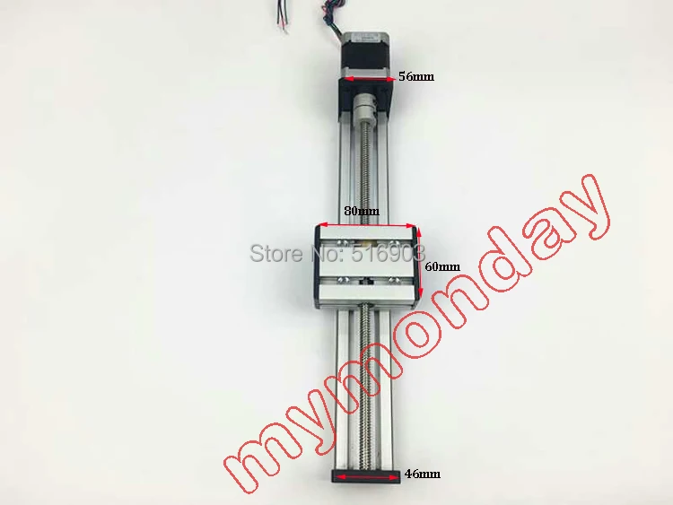 Free shipping ST 50-400mm T8*8 8MM T-screw Ballscrew Linear Motion Guide Moving Table Slide Rail +42 Nema 17 Stepper Motor CNC
Free shipping ST 50-400mm T8*8 8MM T-screw Ballscrew Linear Motion Guide Moving Table Slide Rail +42 Nema 17 Stepper Motor CNC
