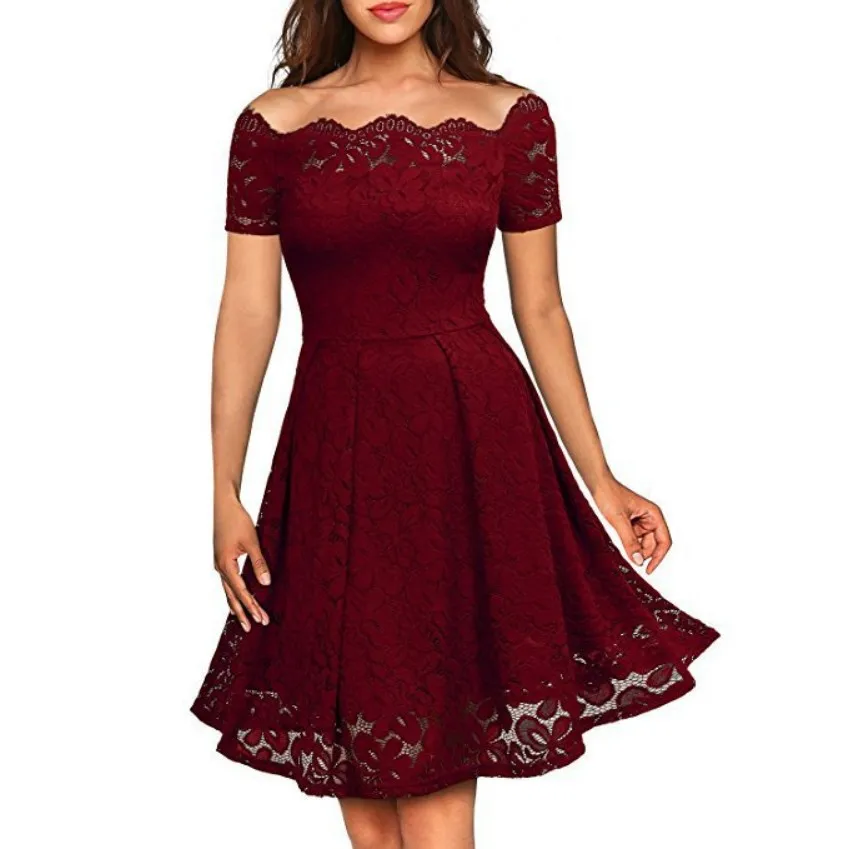 Off Shoulder Dress Lace Dress A Line Women Summer Dresses Sukienki Damskie High Waist Robe Sexy Party Streetwear Vestidos Mujer
Off Shoulder Dress Lace Dress A Line Women Summer Dresses Sukienki Damskie High Waist Robe Sexy Party Streetwear Vestidos Mujer