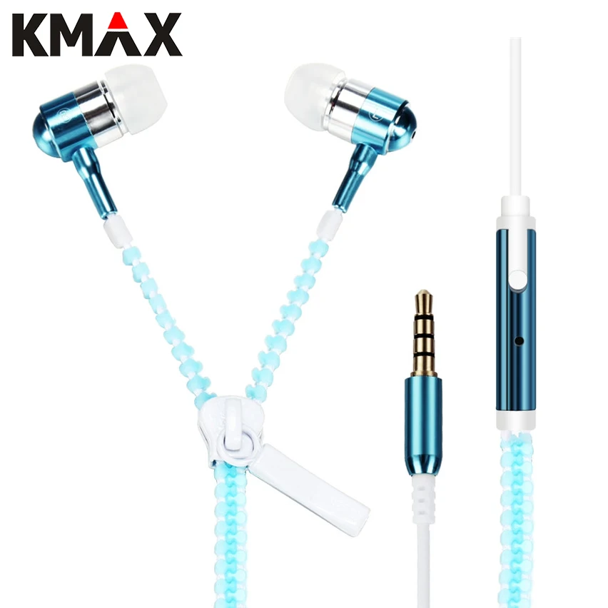 KMAX Universal 3.5mm In-Ear Earphones Fashion Luminous Earphone Zipper Design Tangle Free Mic illuminated fone de ouvido
KMAX Universal 3.5mm In-Ear Earphones Fashion Luminous Earphone Zipper Design Tangle Free Mic illuminated fone de ouvido