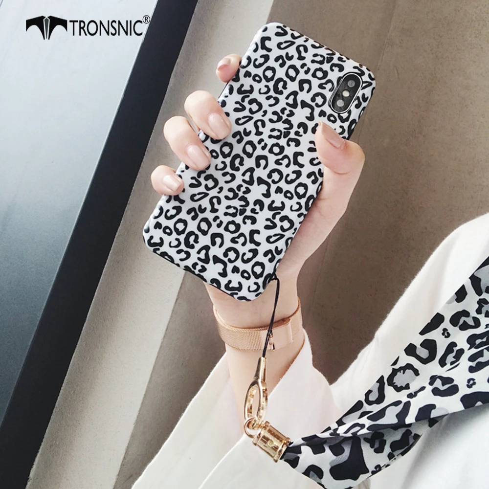 TRONSNIC Leopard Phone Case for iPhone X XS MAX XR Silk Neck Straps Lanyard Cases for iPhone 6S 7 8 Plus Soft Luxury Matte Cover
TRONSNIC Leopard Phone Case for iPhone X XS MAX XR Silk Neck Straps Lanyard Cases for iPhone 6S 7 8 Plus Soft Luxury Matte Cover