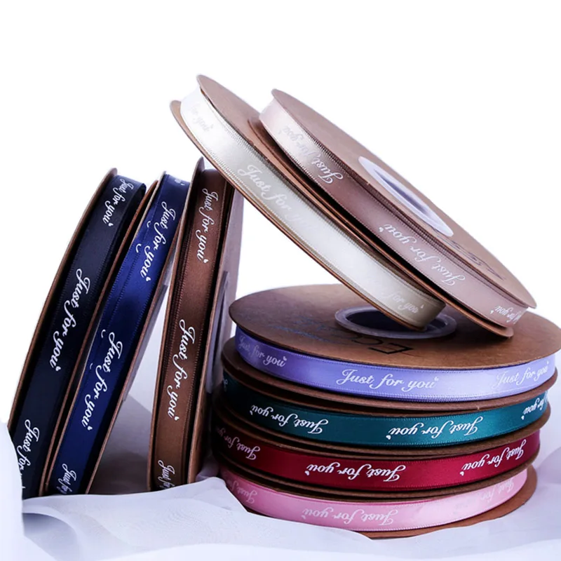 10 Yard 10mm "Just for you" Design Gift Packaging Belt Ribbon Tapes for Wedding Party Christmas Decorations DIY Gifts Wrapping
10 Yard 10mm "Just for you" Design Gift Packaging Belt Ribbon Tapes for Wedding Party Christmas Decorations DIY Gifts Wrapping