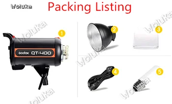 Godox QT400 Photography Flash Studio High speed soft light quick call back 400W portrait Pat Studio Lamp CD50 T03
Godox QT400 Photography Flash Studio High speed soft light quick call back 400W portrait Pat Studio Lamp CD50 T03