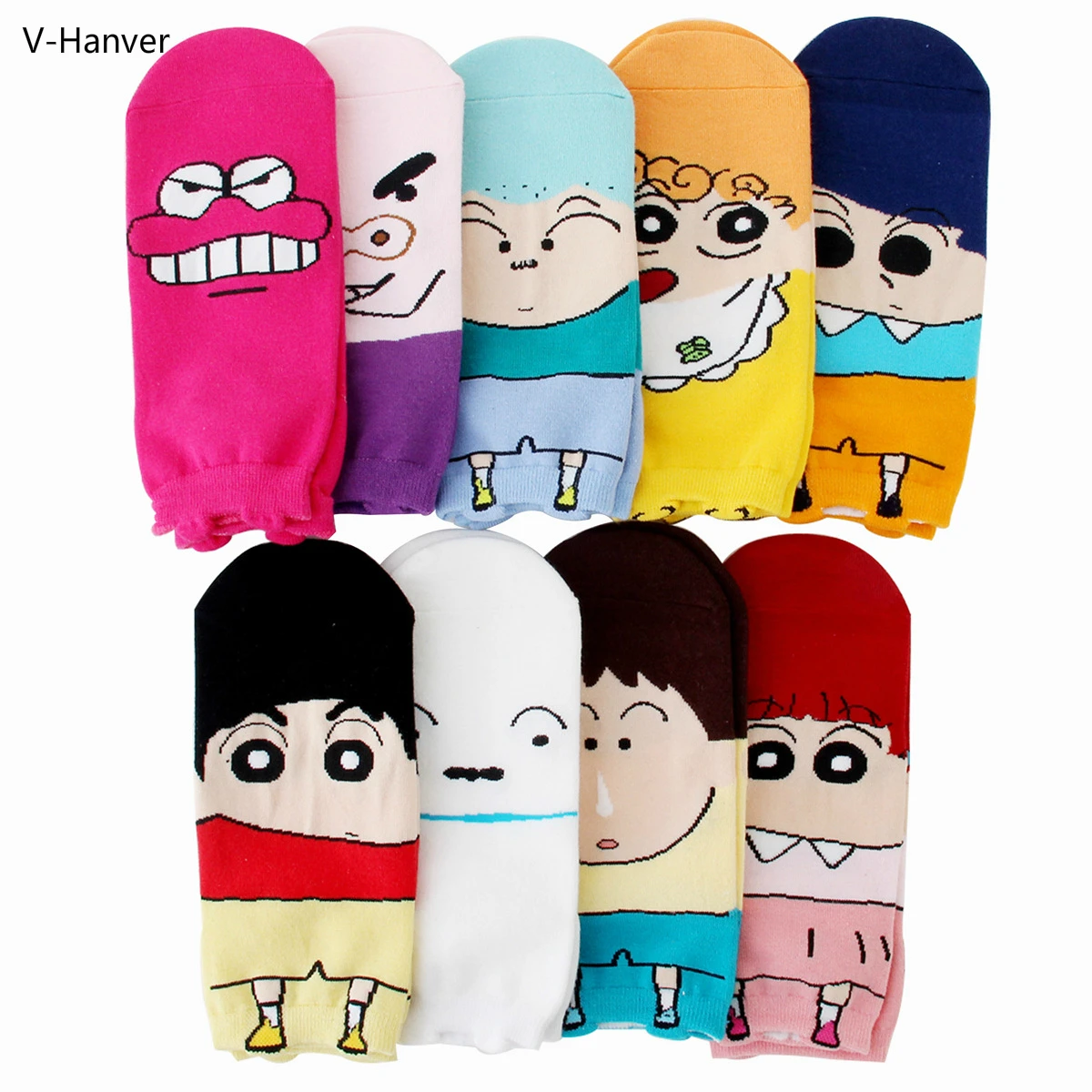 New Cute Cartoon Dog Pig 3D Printing Socks Funny Socks Unisex Sox Crayon Shin Chan Femmes Men Male Short Sock Colorful Breathabl
New Cute Cartoon Dog Pig 3D Printing Socks Funny Socks Unisex Sox Crayon Shin Chan Femmes Men Male Short Sock Colorful Breathabl