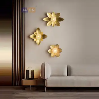 LED Postmodern Copper Golden Flowers LED Lamp LED Light Wall lamp Wall Light Wall Sconce For Bedroom Corridor
LED Postmodern Copper Golden Flowers LED Lamp LED Light Wall lamp Wall Light Wall Sconce For Bedroom Corridor