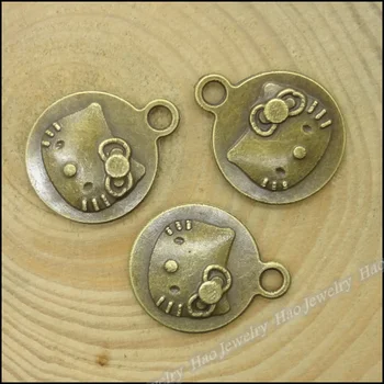 90 pcs Charms Cat Pendant Antique bronze Zinc Alloy Fit Bracelet Necklace DIY Metal Jewelry Findings
90 pcs Charms Cat Pendant Antique bronze Zinc Alloy Fit Bracelet Necklace DIY Metal Jewelry Findings