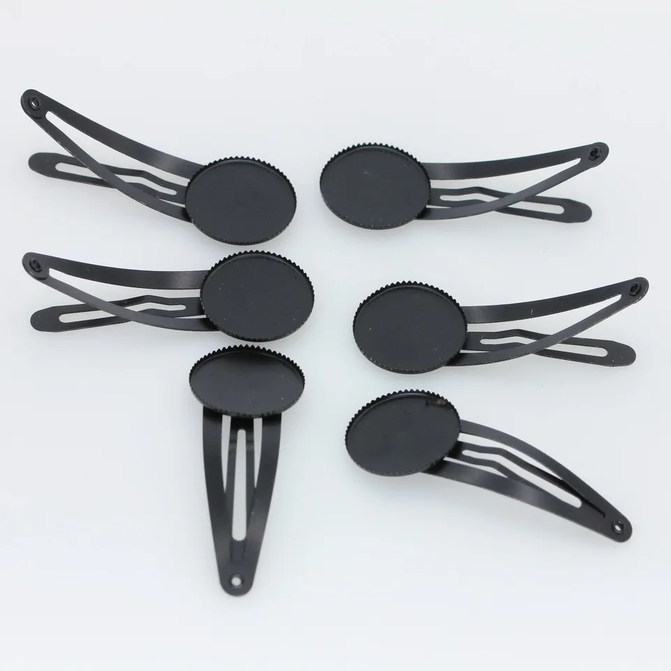 20pcs cabochon base black hair clips Girls hair ornament accessories diy Hair pins accessories for Clips making
20pcs cabochon base black hair clips Girls hair ornament accessories diy Hair pins accessories for Clips making
