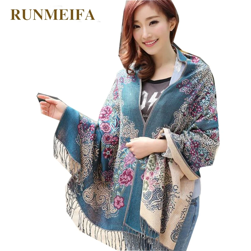 RUNMEIFA Winter Polyester Pashmina Women print tassel Shawl Fashion Brand Luxury Printed Cashmere Female Scarves Free Shipping
RUNMEIFA Winter Polyester Pashmina Women print tassel Shawl Fashion Brand Luxury Printed Cashmere Female Scarves Free Shipping