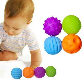 4pcs Textured Multi Ball Set Develop Baby's Tactile Senses Toy Baby Touch Hand Ball Toys Baby Training Ball Massage Soft ball
4pcs Textured Multi Ball Set Develop Baby's Tactile Senses Toy Baby Touch Hand Ball Toys Baby Training Ball Massage Soft ball