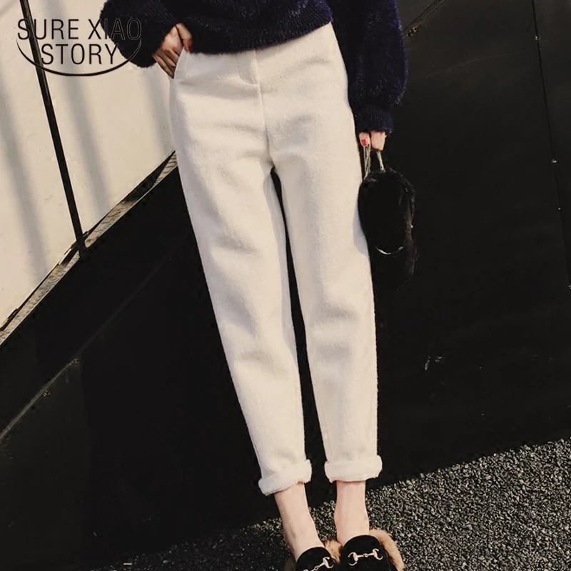 Fat MM Autumn Winter 2019 New Small-footed Radish High-waist Leisure Wool Female Hallen Nine Points Father Trousers 1789 50
Fat MM Autumn Winter 2019 New Small-footed Radish High-waist Leisure Wool Female Hallen Nine Points Father Trousers 1789 50