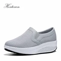 Hosteven Women's Shoes Casual Platform Sneaker Women Vulcanize Shoes Ladies Air Mesh Shoes Woman Solid Footwear Plus 35-43 image